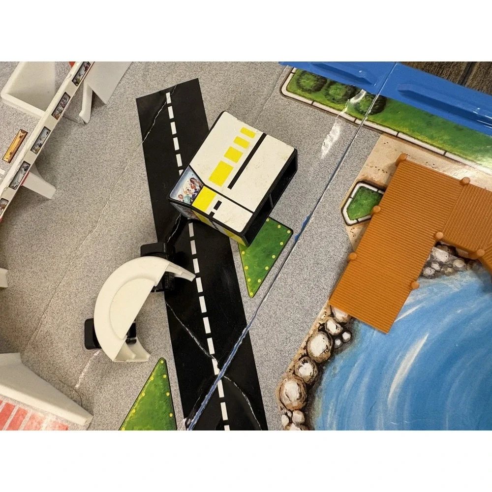 Vintage Micro Machines Marina Airport Playset Bridge Sign Building
